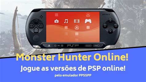 Tutorial Psp Como Jogar Monster Hunter Freedom Unite Online Pelo