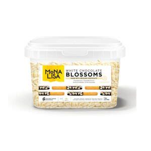 Raspas De Chocolate Branco Blossoms 1kg Mona Lisa Callebaut Loja