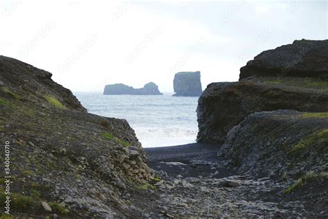 Rocky beach in iceland Stock Photo | Adobe Stock