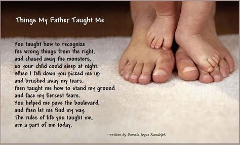 Things My Father Taught Me An Original Poem Written About A Father By Pamela Joyce Randolph