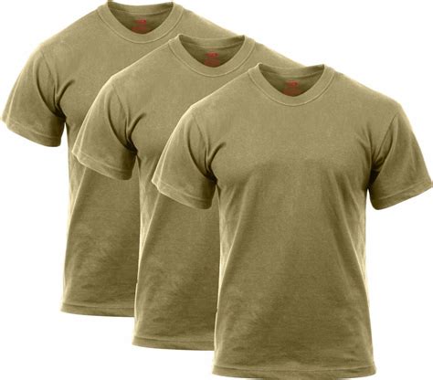 3 Pack Coyote Brown Official Ar 670 1 Us Army 100 Cotton Solid