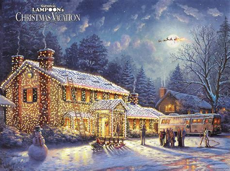 Ceaco Thomas Kinkade - National Lampoon Christmas Vacation Jigsaw Puzzle - Walmart.com - Walmart.com