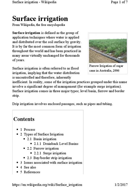 Surface Irrigation-2017 | PDF | Earth Sciences | Hydrology