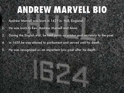 andrew marvell by Miguel Karua