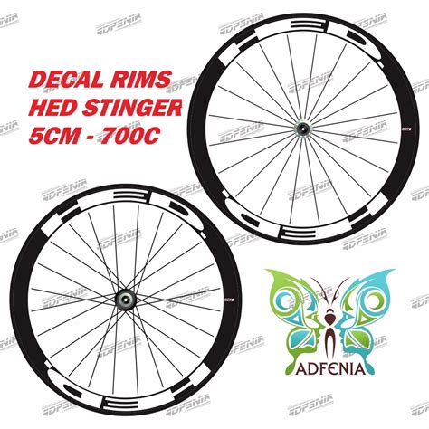 Jual Stiker HED STINGER Lebar 4 Cm Sticker Decal Rims Velg Roadbike