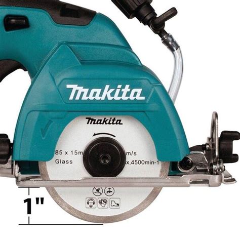 Makita 12V Max CXT Lithium Ion Cordless 3 3 8 Tile Glass Saw Tool Only