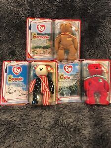 Ty Beanie Babies Mcdonalds Complete Set Of International Bears