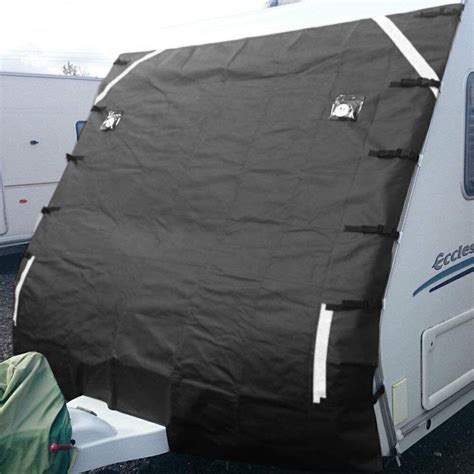 Gearzaar Full Caravan Front Towing Cover Universal Protector Black