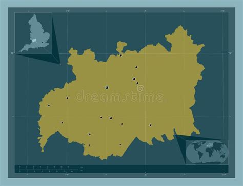 Gloucestershire England Great Britain Solid Major Cities Stock