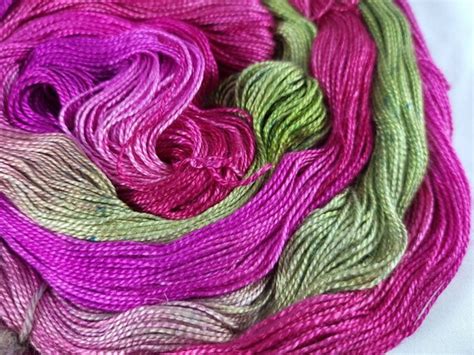 Mulberry Silk Yarn In Gorgeous Rose Garden Shades Of Pinks And Etsy