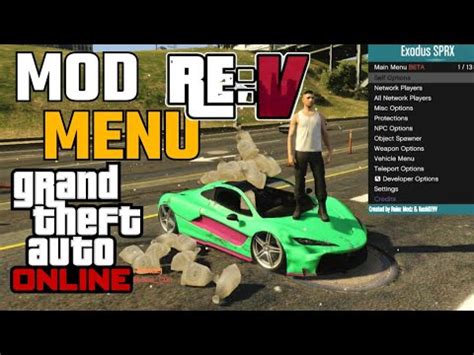 Gta Ps Instalar Mod Sprx Menu No Re V Youtube