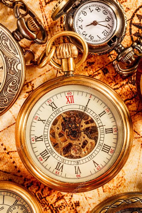 Vintage Pocket Watch Stock Photo Cookelma