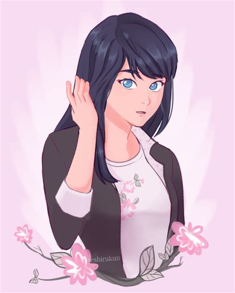 Marinette With Her Beautiful Long Hair From Miraculous Ladybug And Cat Noir Marinette