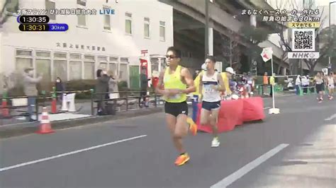 Nhkスポーツ On Twitter 【川内優輝 選手が仕掛けトップに】 ここからが勝負どころの30km ペースメーカーが離脱 30km