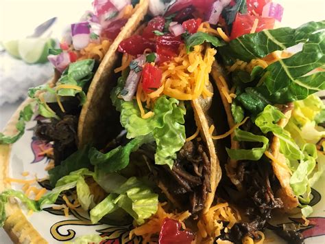 Shredded Beef Tacos Recipe Sister Spice Easy Everyday Gourmet