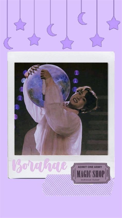 Kim Seokjin Aesthetic Purple Borahae Wallpaper Tipos De Letras