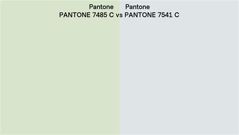 Pantone 7485 C Vs PANTONE 7541 C Side By Side Comparison