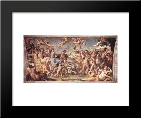 Triumph Of Bacchus And Ariadne 20x24 Framed Art Print By Annibale