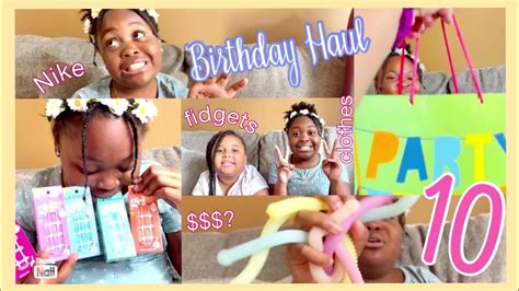 What I Got For My 10th Birthday Kk 🛍👚🧸💅🏽👖🎨 Birthday Birthdayt Tideas Ts Bday