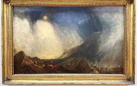 Snow Storm: Hannibal and his Army crossing the Alps by JMW Turner (1st ...