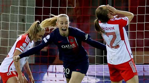 Ligue des champions féminine le PSG sort le Bayern le Paris FC battu