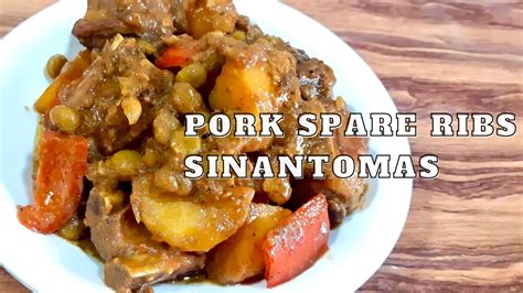 Pork Spare Ribs Sinantomas CusinaMoments YouTube