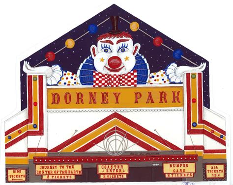 Dorney Park Alfundo The Clown Replica Allentown Pa Etsy