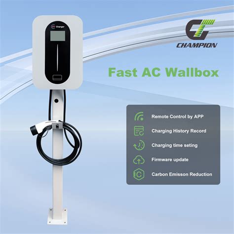 Home Kw Car New Charging Pile Ac Ev Charging Station Wallbox Ev