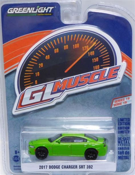 2017 GREENLIGHT GL MUSCLE S19 2017 DODGE CHARGER SRT 392 LT GREEN RR