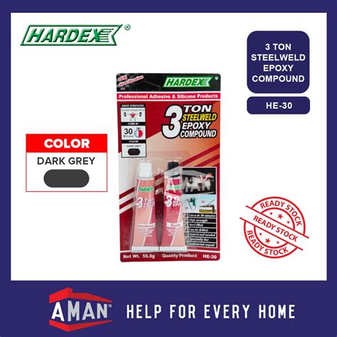 HARDEX HE 30 3 Ton Steelweld Epoxy Compound Shopee Malaysia