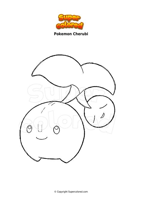 Colorear Cherubi Generation Iv Pokemon Pokemon Dibujo Para Colorear Porn Sex Picture