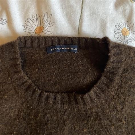 Brandy Melville Women S Brown Jumper Depop