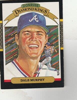 Free Shipping Nrmint To Vg Donruss Dale Murphy Atlanta Braves