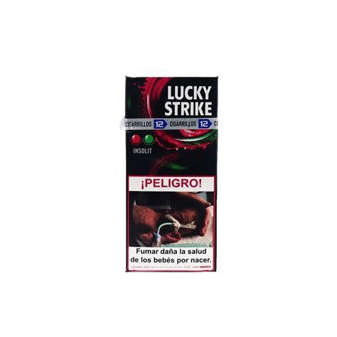 Cigarrillo Lucky Strike Insolit Caja 12 Un