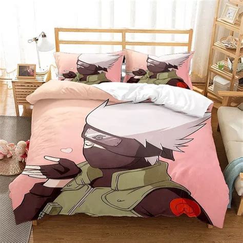 Juego De Cama Con Funda De Edred N Naruto Hatake Kakashi Cuotas Sin