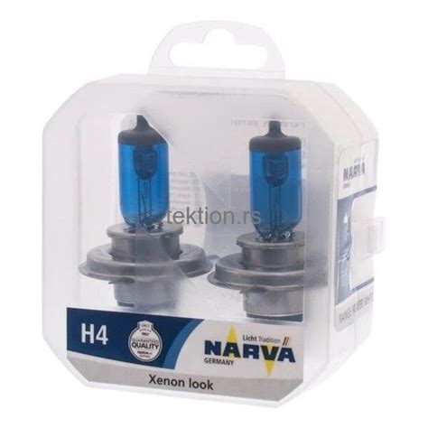 Narva Auto Sijalica 12V H4 Range Power White RPW 30 Xenon Effect 60