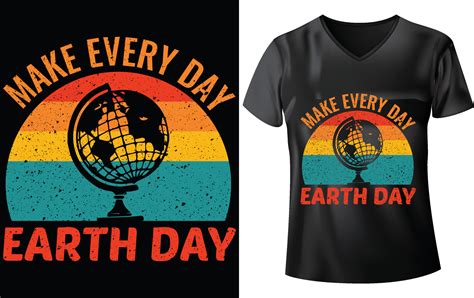 Earth Day T Shirt Design 20297943 Vector Art At Vecteezy