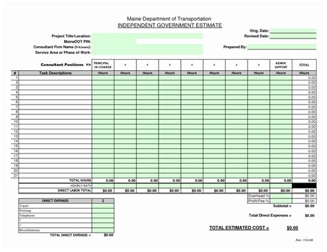 Quantity Takeoff Excel Spreadsheet Lovely Construction Estimating And ...