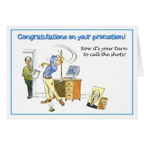 Congratulations on your promotion. greeting card | Zazzle