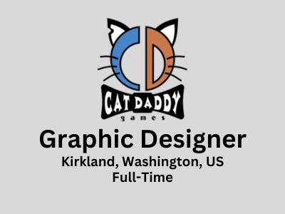 Graphic Designer required at Cat Daddy Games studio - Kirkland