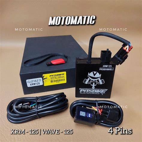 XRM125 WAVE125 Carb CDI V3 Fully Programmable 4pins PITSBIKE