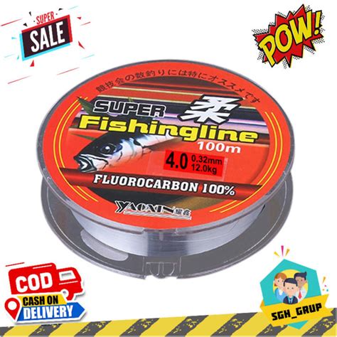 TALI PANCING YAOXIN Super Fishingline Senar Tali Pancing Fluorocarbon