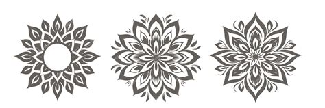 premium vector simple mandala