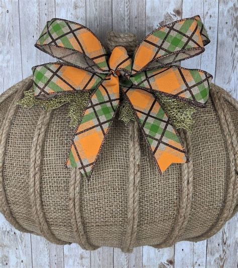 Burlap Pumpkin Wreath Burlap Pumpkins Diy Fall Wreath Wreath Crafts Fall Wreaths Burlap Art