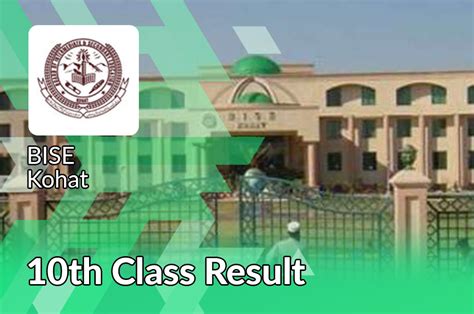 10th Class Result 2025 Kohat Board Bise Kohat Matric Result