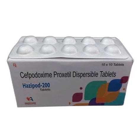 Hazipod Cefpodoxime Proxetil Dispersible Tablets Mg At Rs