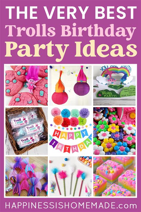 Fun Filled Trolls Party Ideas The Resourceful Mama