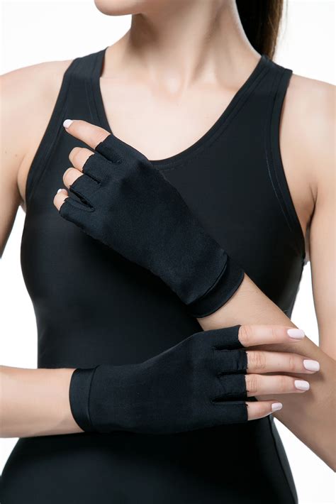 Buy Half Finger Copper Gloves For Arthritis Health Highest Copper Content Best Copper Infused