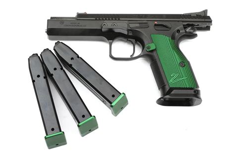 Pistolet Semi Automatique CZ 75 Tactical Sport 2 Racing Green Cal 9x19