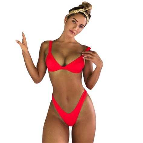 BIKINI PUSH UP STRINGI WYSOKI STAN STRÓJ KĄPIELOWY 13436115617 Allegro pl